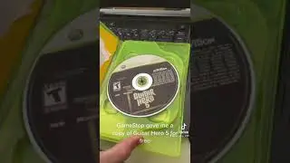 GameStop gave me a copy of Guitar Hero 5 for free