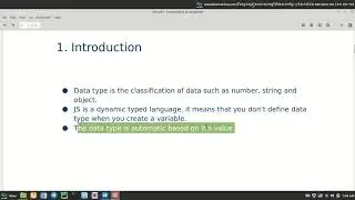 Introduction to data type in JavaScript