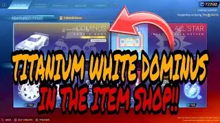 TITANIUM WHITE DOMINUS IS IN THE ITEM SHOP!!