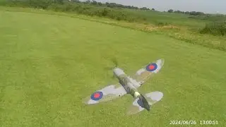 R/C Planes Spitfire & AeroScout Crash/Repair on site