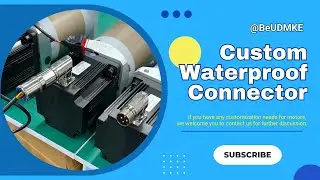 Custom Waterproof Connector for Brushless BLDC Motor | Full Motor Customization Available