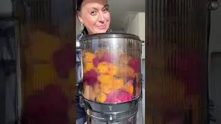 🥭 Mango, Dragon Fruit, and Passion Fruit Sorbet | 3-Ingredient Recipe Kuvings AUTO10 Slow Juicer