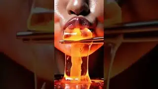 What is the girl eating? 🤔 #girl #sun #hot food