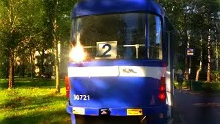2. Tramvaju maršruts (Centrāltirgus - Tapešu iela)