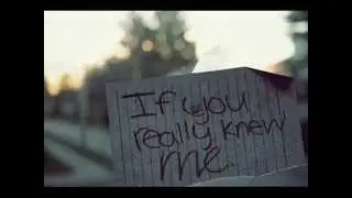 If you really knew me English project