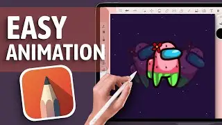Autodesk Sketchbook Animation Tutorial For Beginners | Flipbook | Among Us