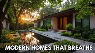 Modern Luxury Homes with Breathtaking Indoor Outdoor Courtyards ✨