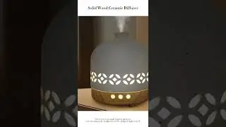 #Solid Wood Ceramic Diffuser