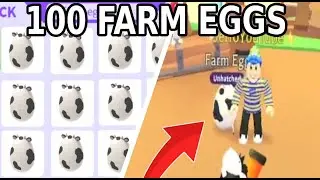 HATCHING *FARM EGGS* In Adopt Me! (Feat. @JeffoRoblox ) LEGENDARY HATCHED?!