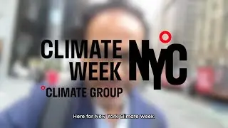 Greyparrot Co-Founder Ambarish Mitra at New York Climate Week