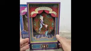 Vintage Koji Murai Precious Box Music Box Acrobats