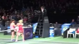 Indy de Vroome's match point vs. Tsvetana Pironkova (WTA Diamond Games 20215)