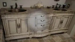 French Country Bathroom Vanity