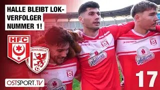 HALLE bleibt LOK-Verfolger Nr. 1: HFC - Greifswald | Regionalliga Nordost