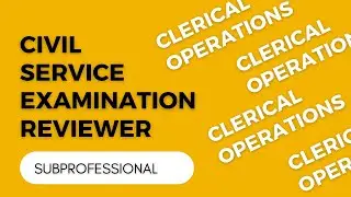 CLERICAL OPERATIONS PART 1 | CIVIL SERVICE EXAM REVIEWER 2023 #civilserviceexamreviewer