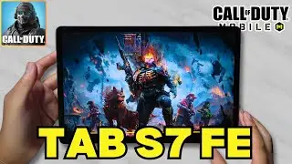 Samsung Galaxy Tab S7 FE Call of Duty Mobile test 2024