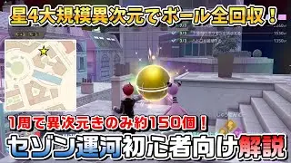 【ポケモンZA】大規模異次元「セゾン運河」の回り方 初心者向け徹底解説【きのみ集め･オシャボ集め】