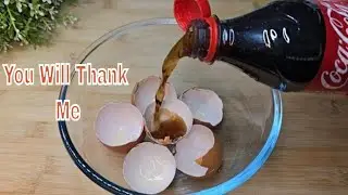 Смешайте кока-колу с яичной скорлупой 😱&nbsp;&nbsp;Вы не поверите, невероятный результат