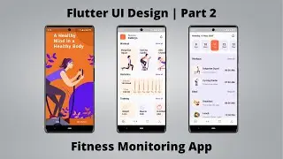 Fitness Monitoring App UI | Speed Code | Part 2