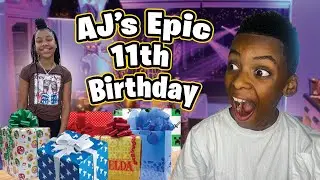 AJ's Epic 11th Birthday SURPRISE *shocking*