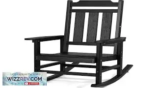 VEVOR High Back Rocker Chair  400 lbs Tilt 5 Depth 50