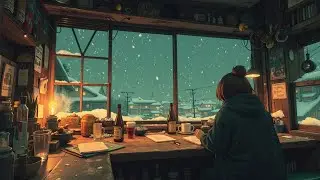 Уютные зимние Lo-Fi для сна и релакса – Снег за окном, дымящийся кофе