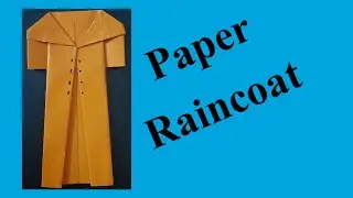 #Raincoat- how to make paper raincoat-easy craft