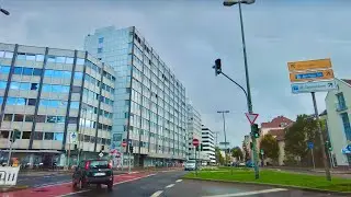 Mainzer LandStrasse To Alt Sachsenhausen | Frankfurt am Main | Driving Tour Oktober 2022 | Germany