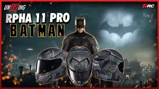 UNBOXING HJC RPHA 11 PRO BATMAN JUSTICE LEAGUE ❗️❗️ AUTO JADI SUPER HERO PAKAI HELM INI 🔥