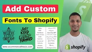 How To Add Custom Fonts To Shopify ✅ Change Font 💻 Shopify Tutorials