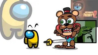 Mini Crewmate Kills Famous Meme Characters - №1 | Among Us