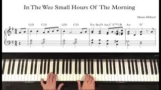 In the wee small hours of the morning - Gé Bijvoet for Pianotunes