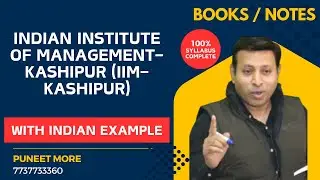 MBA BOOKS/NOTES IIM Kashipur|Indian Institute Of Management&ndash;Kashipur (IIM&ndash;Kashipur)|EASY LANGUAGE|