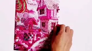 1000 Pieces Adult Puzzles Difficult Noctilucent Teenagers Puzzles Jigsaw Candy House