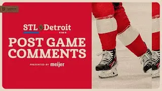 JT Compher, Jonatan Berggren, Todd McLellan Post Game Comments vs STL | Oct. 25, 2025
