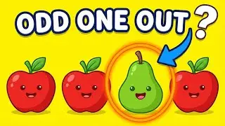 Find the ODD ONE OUT 🧠 Fun Kids Game | Easy & Fast Thinking