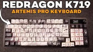 Redragon Artemis Pro K719 Graffiti full sized keyboard