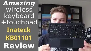 Inateck KB01101 - Amazing compact wireless keyboard+touchpad for tablets, smartphones & computers