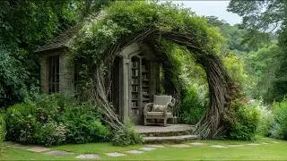 Create enchanting Branch Borders for Your Vintage Rustic Garden