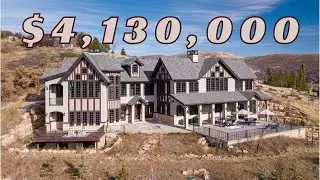 Touring a $4,130,000 Modern Mountain MANSION Inside Wasatch National Forest