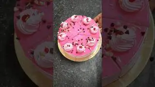 strawberry pastry/how to make easy at home pastry#trending #shortsviral #reels #shorts