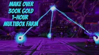 WOW Isle of Thunder Multibox Farm