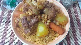 الرشتة الحارة/النجارة البنزرتية مع طريقة تحضير العجينة