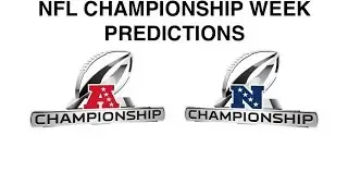 NFC AND AFC CHAMPIONSHIP GAME PREDICTIONS | COLLEGE NATIONAL CHAMPIONSHIP RECAP
