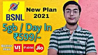 BSNL New ₹599/- Plan // 5GB/Day Data / Better than jio, airtel and vi ?/ Full Details In Hindi 🇮🇳 🔥