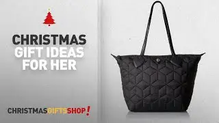 Christmas Gift Ideas - Anne Klein Elegant Totes: Anne Klein Martha Nylon Zip Tote
