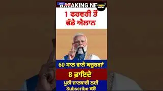 1 ਫਰਵਰੀ 2026 ਤੋਂ ਲਾਗੂ, 60 ਸਾਲ ਵਾਲਿਆ ਲਈ ਵੱਡੇ ਐਲਾਨ, 300 Pension scheme, Budapa Pension 2026, #pension