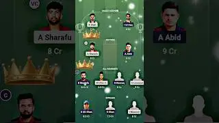 ABD VS SHA dream 11 team prediction 💯💯 #dream11team