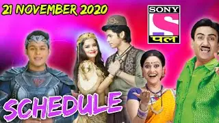 Sony Pal Channel 21 November 2020 Schedule | DD free Dish