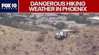 Man overcome by heat air-lifted off Phoenix hiking trail | FOX 10 Phoenix